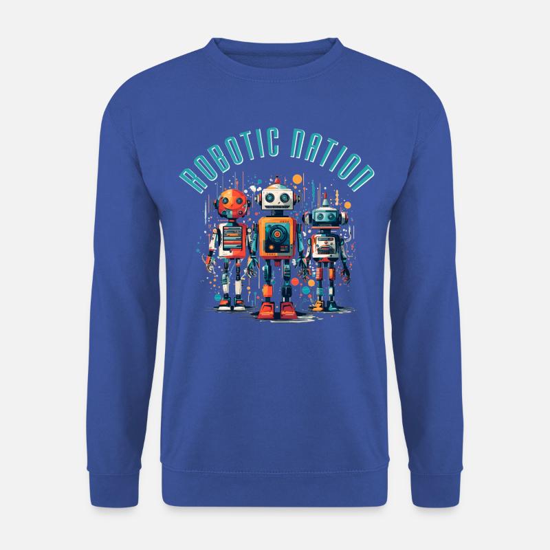 Roboter-Nation 2 - Unisex Pullover - Royalblau