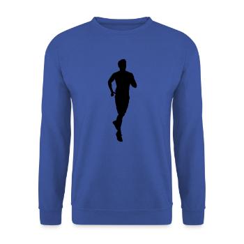 Laufen Mann - Unisex Pullover - Royalblau - Vorne - Alina (178cm) & Michal (187cm)