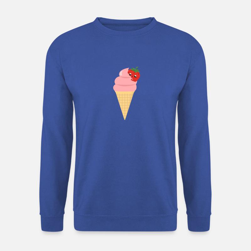 eis mit erdbeere - Unisex Pullover - Royalblau