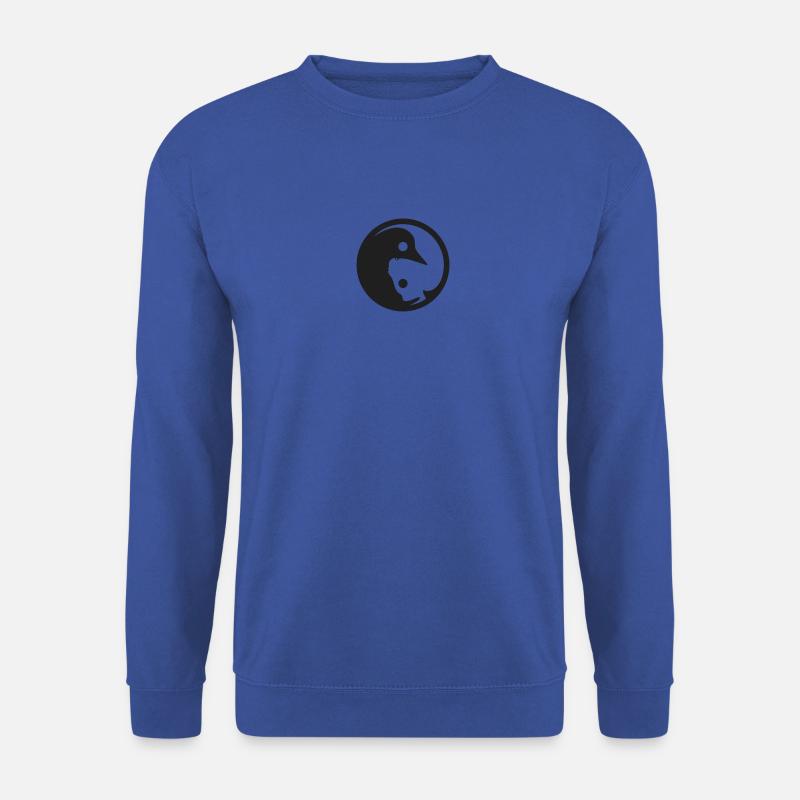 Linux XFCE YIN YANG - Unisex Pullover - Royalblau