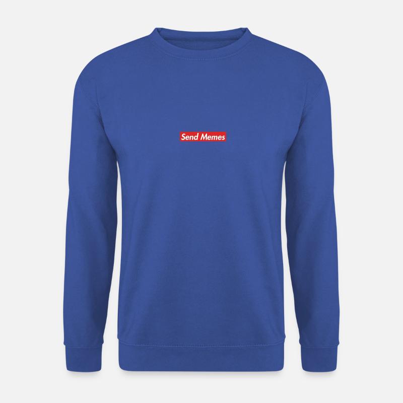 Send Memes - Unisex Pullover - Royalblau