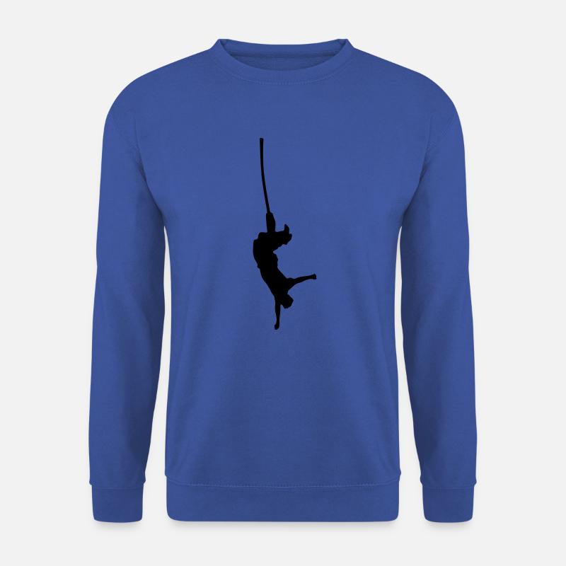 saut de bungee - Sweat-shirt Unisexe - bleu royal