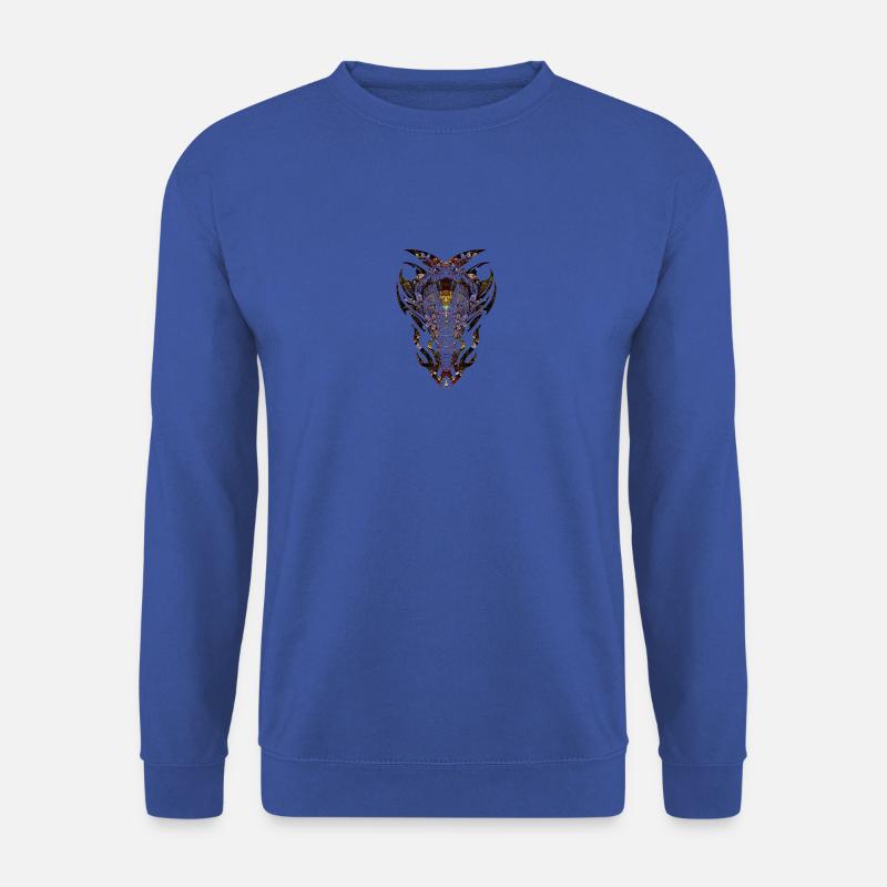 Schlangen Tribal Cobra - Unisex Pullover - Royalblau