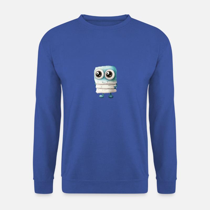 Süßes Monster Aquarell - Unisex Pullover - Royalblau