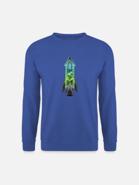 Röntgen Rakete Silvester - Unisex Pullover - Royalblau