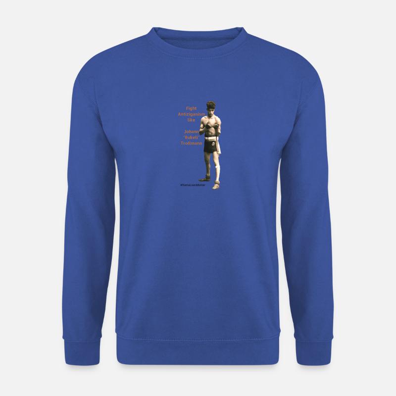 Fight Antiziganism like Johann Rukeli Trollmann - Unisex Pullover - Royalblau