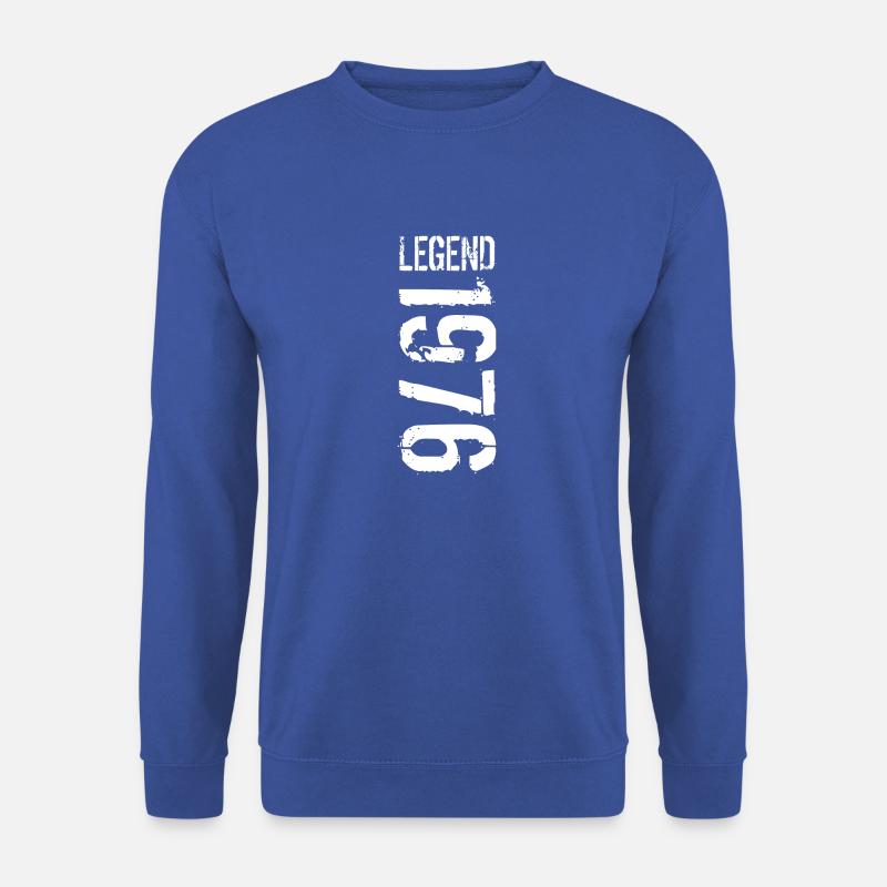 Legend 1976 white - Unisex Pullover - Royalblau