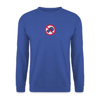 Anti Schiri - Unisex Pullover - Royalblau - Vorne - Alina (178cm) & Michal (187cm)