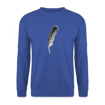 spring - Unisex Sweatshirt - royal blue - Front - Alina (178cm) & Michal (187cm)