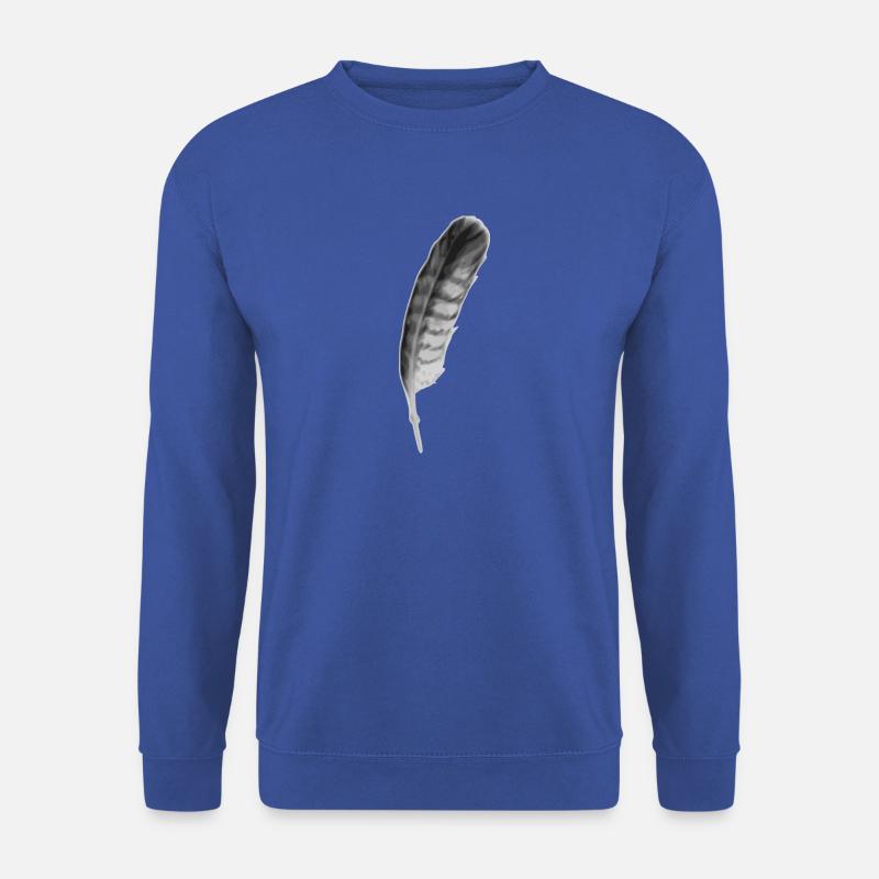 Feder - Unisex Pullover - Royalblau
