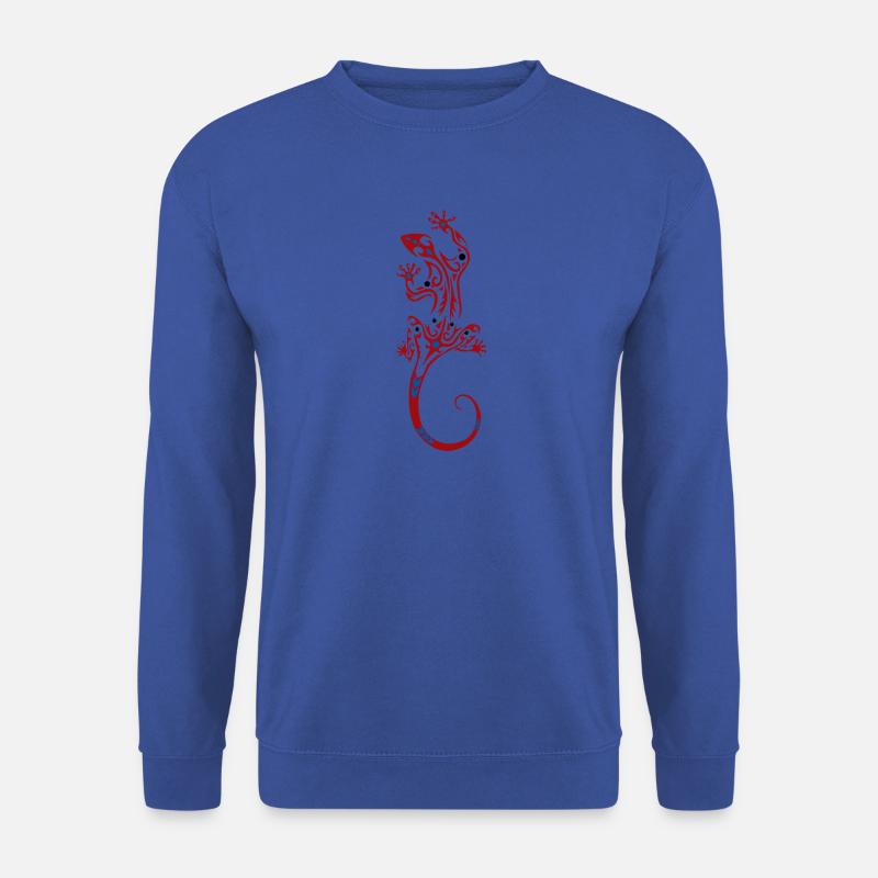 Stammes-Eidechse - Unisex Pullover - Royalblau