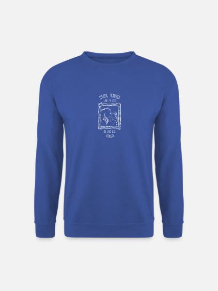 Pferde Stute - Unisex Pullover - Royalblau