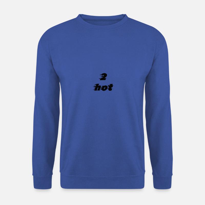 2hot black - Unisex Pullover - Royalblau
