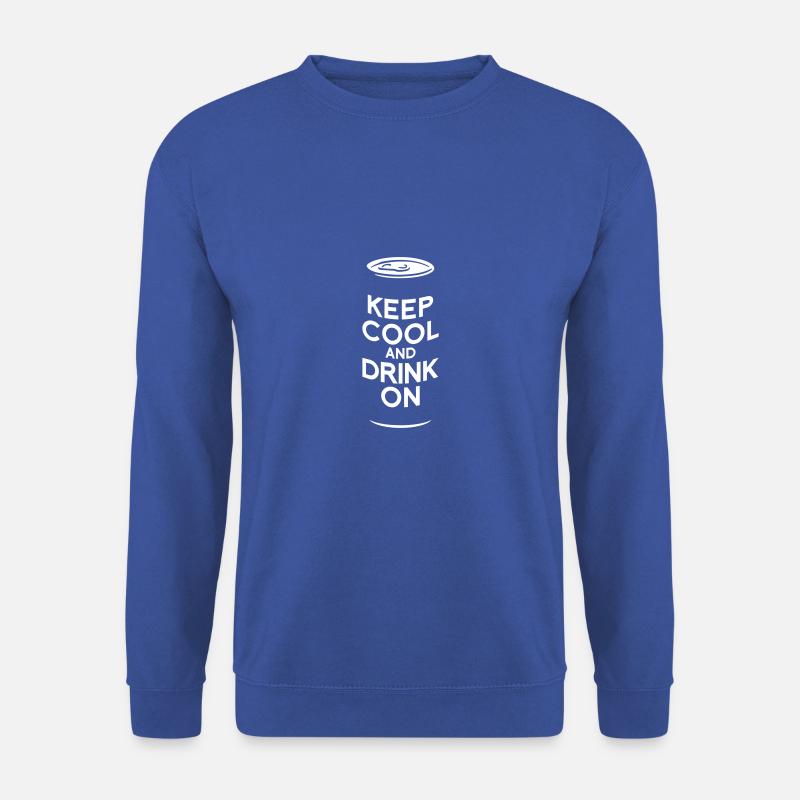 Keep calm - Unisex Pullover - Royalblau
