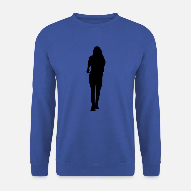 frau - Unisex Pullover - Royalblau