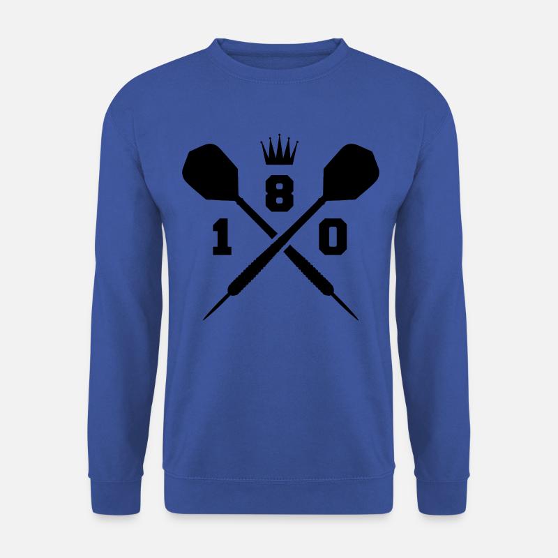 darts dartpfeil 180 - Unisex Pullover - Royalblau