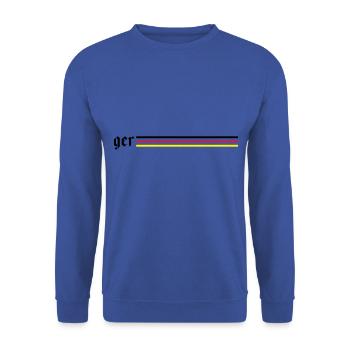 ger allemagne drapeau ligne - Sweat-shirt Unisexe - bleu royal - Devant - Alina (178cm) & Michal (187cm)