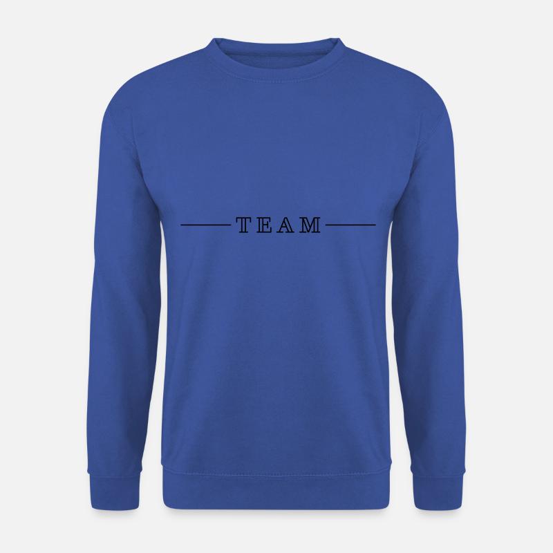 ligne d'équipe - Sweat-shirt Unisexe - bleu royal