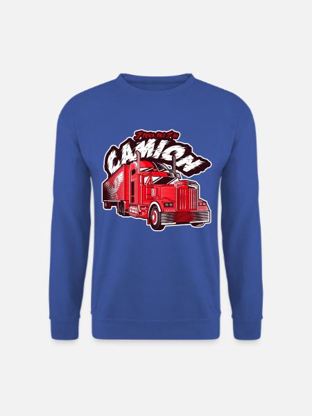 J'peux pas j'ai camion. Camionneur. Camionneuse. - Sweat-shirt Unisexe - bleu royal