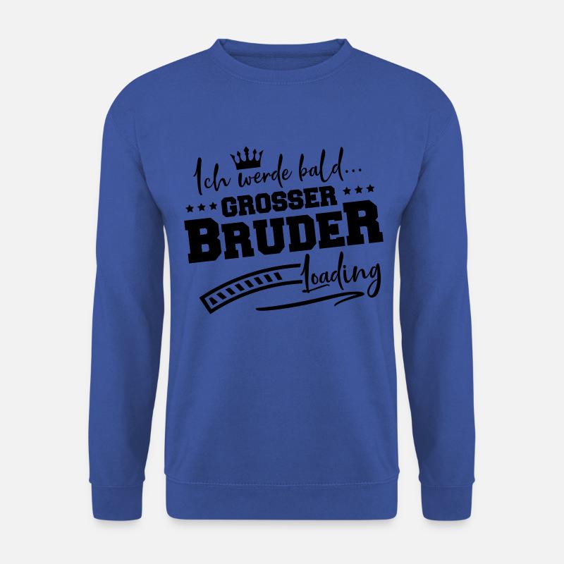 grosser bruder loading - Unisex Pullover - Royalblau