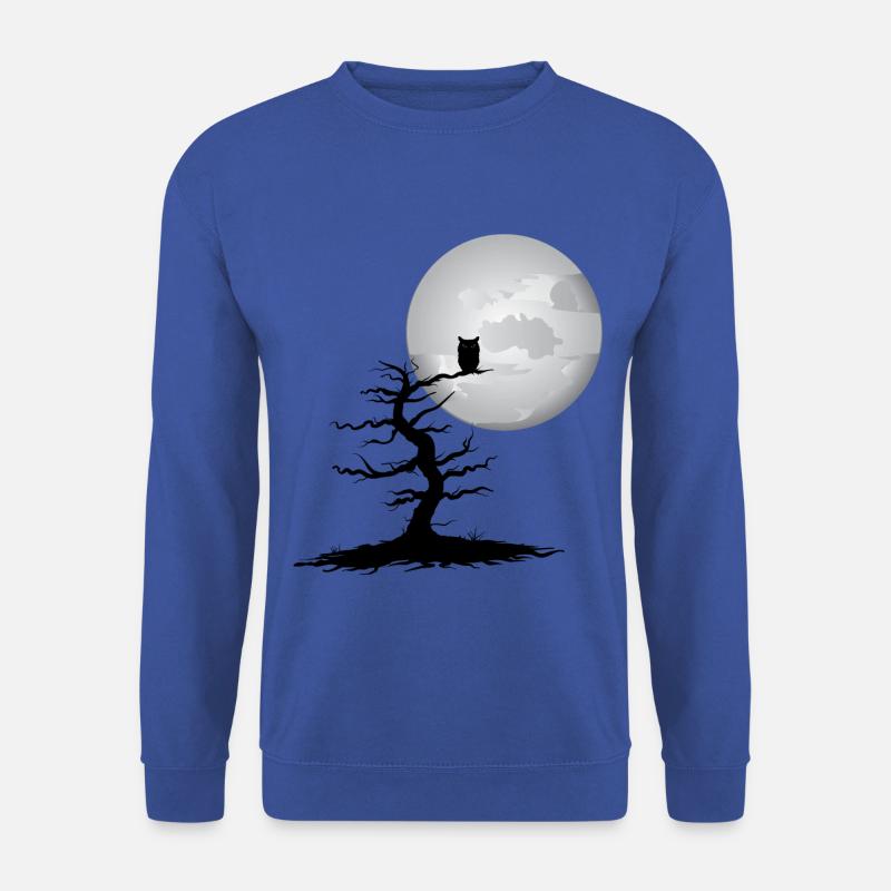 Halloween Eule - Unisex Pullover - Royalblau