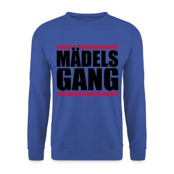 Mädels Gang - Unisex Pullover - Royalblau - Vorne - Alina (178cm) & Michal (187cm)