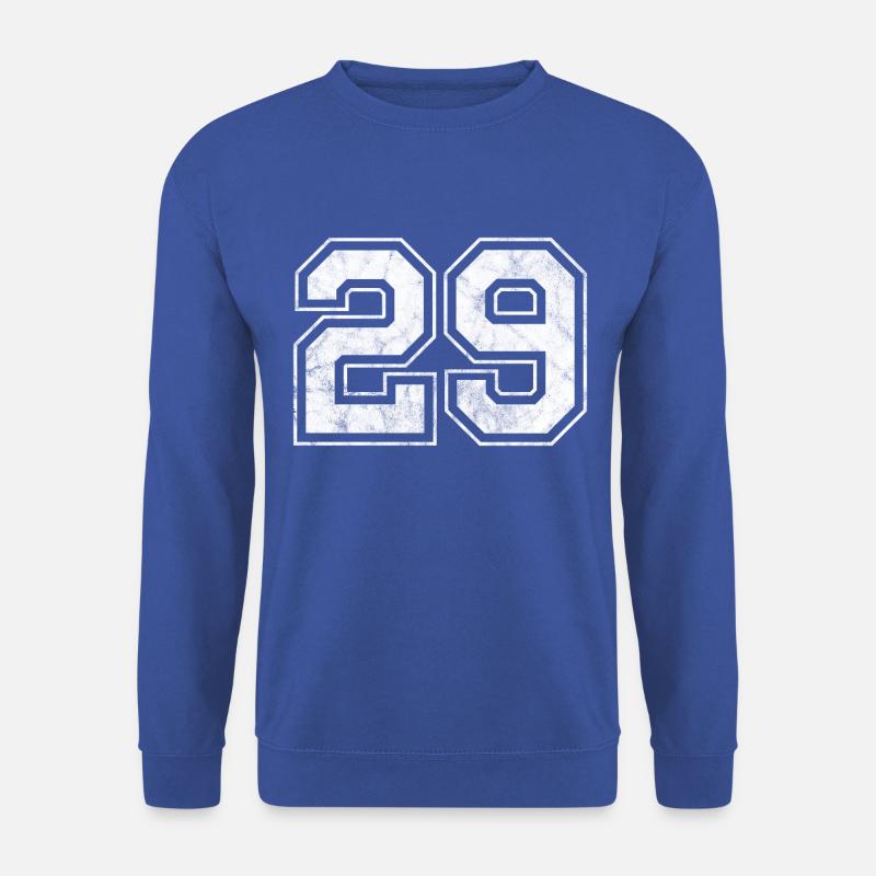 Anzahl 29 - Unisex Pullover - Royalblau