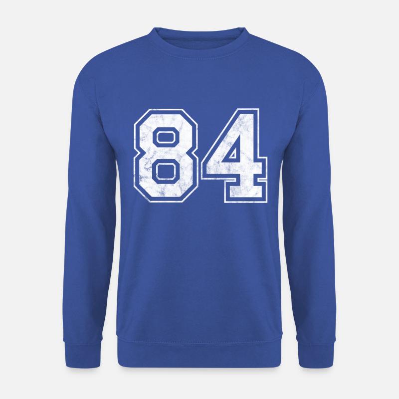 Anzahl 84 - Unisex Pullover - Royalblau