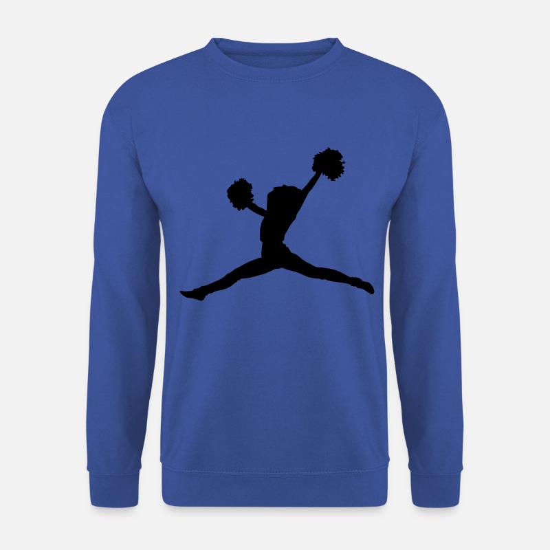cheerleader silhouette - Unisex Pullover - Royalblau