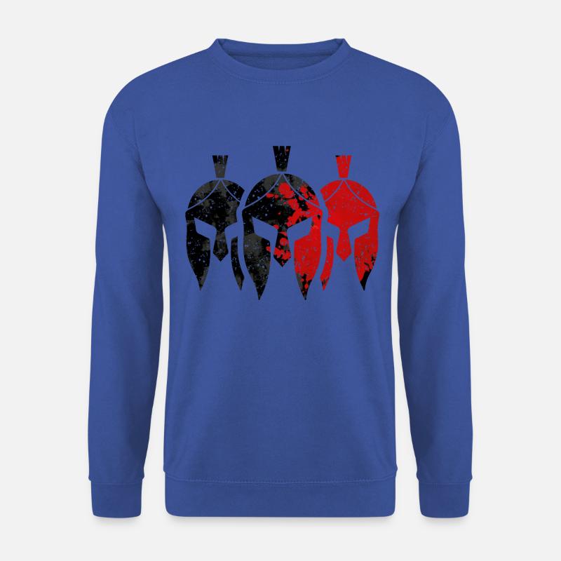 spartaner helm - Unisex Pullover - Royalblau