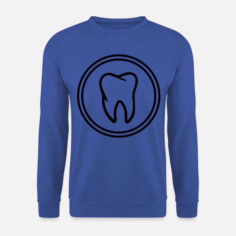 zahn icon - Unisex Pullover - Royalblau