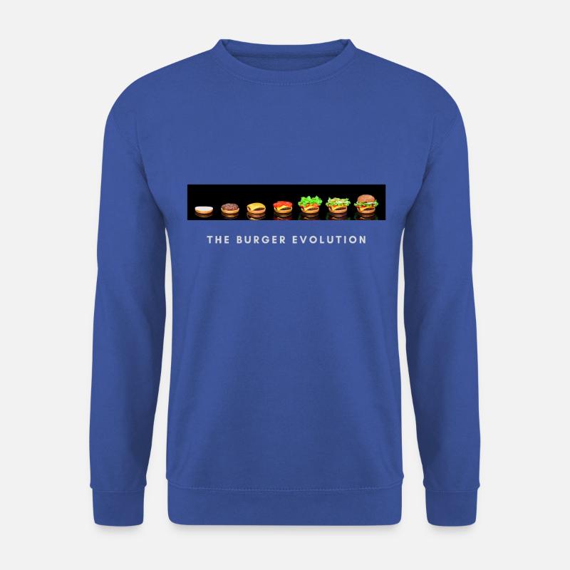 The burger evolution - Unisex Pullover - Royalblau