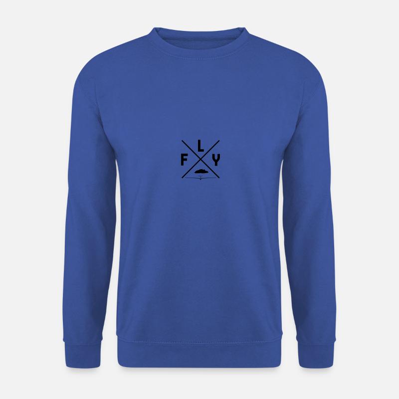 Segelflugzeug Segelfliegen Segelflieger Pilot - Unisex Pullover - Royalblau
