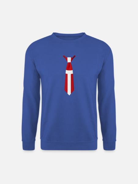Denmark Tie – Flaggendesign - Unisex Pullover - Royalblau