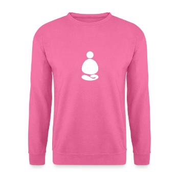 STONE Meditation - Unisex Pullover - Pink - Vorne