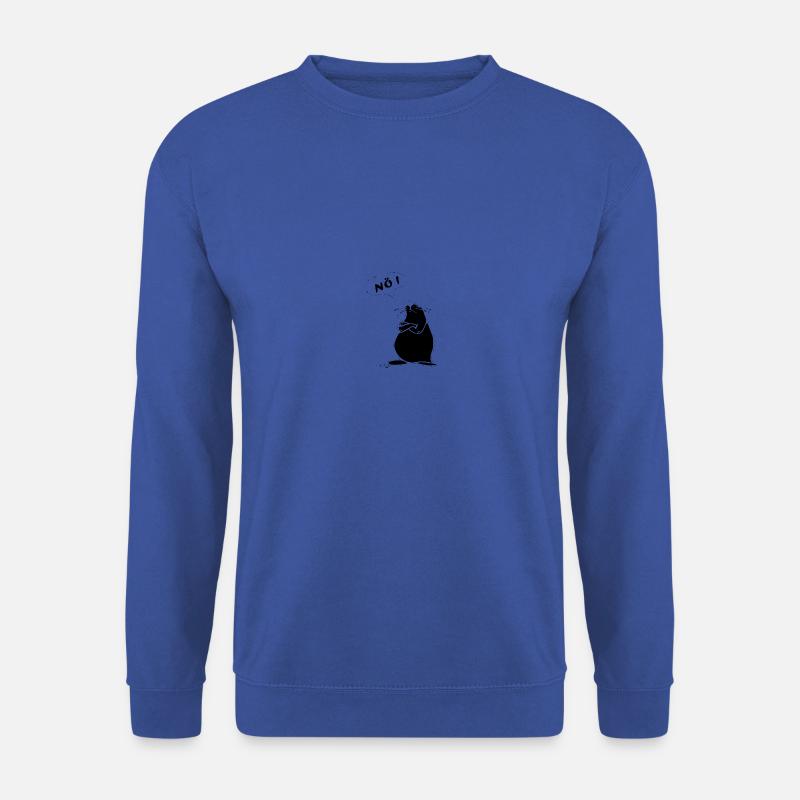 Nö mit Seehund lustiger Comic für Neinsager Nope - Unisex Pullover - Royalblau