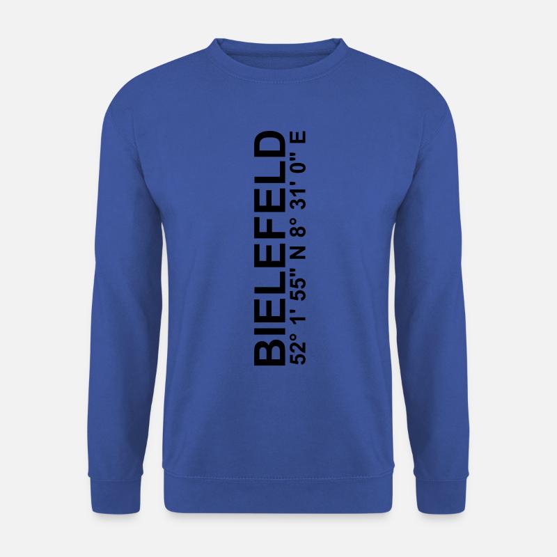 BIELEFELD Koordinaten Schüco Arena DSC - Unisex Pullover - Royalblau