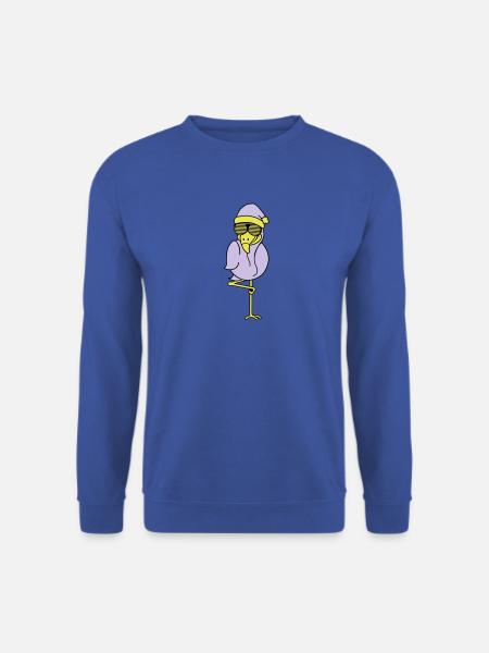 flamingo weihnachtsmann - Unisex Pullover - Royalblau