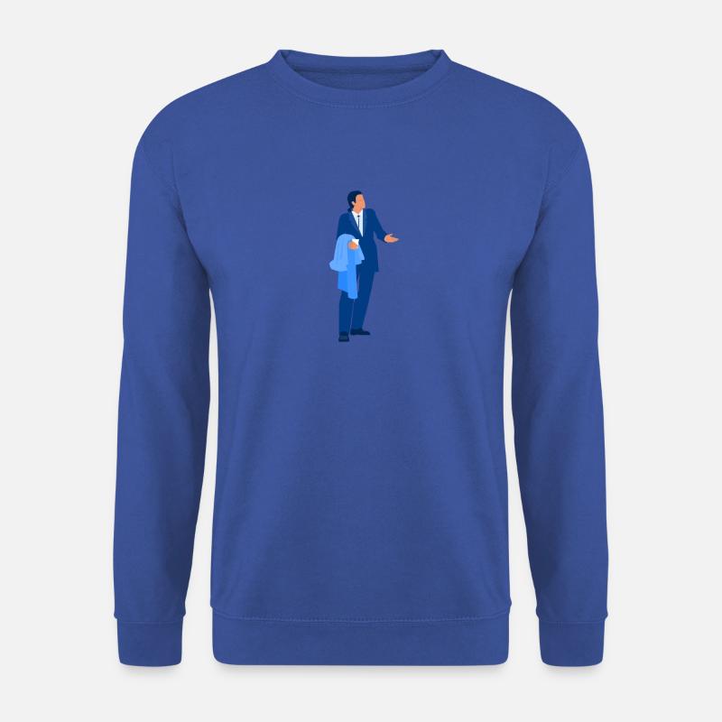 Urban - john travolta - Unisex Pullover - Royalblau