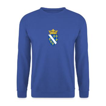 GRB KRALJEVINE BOSNE I HERCERGOVINE / Bosnien - Unisex Pullover - Royalblau - Vorne - Alina (178cm) & Michal (187cm)