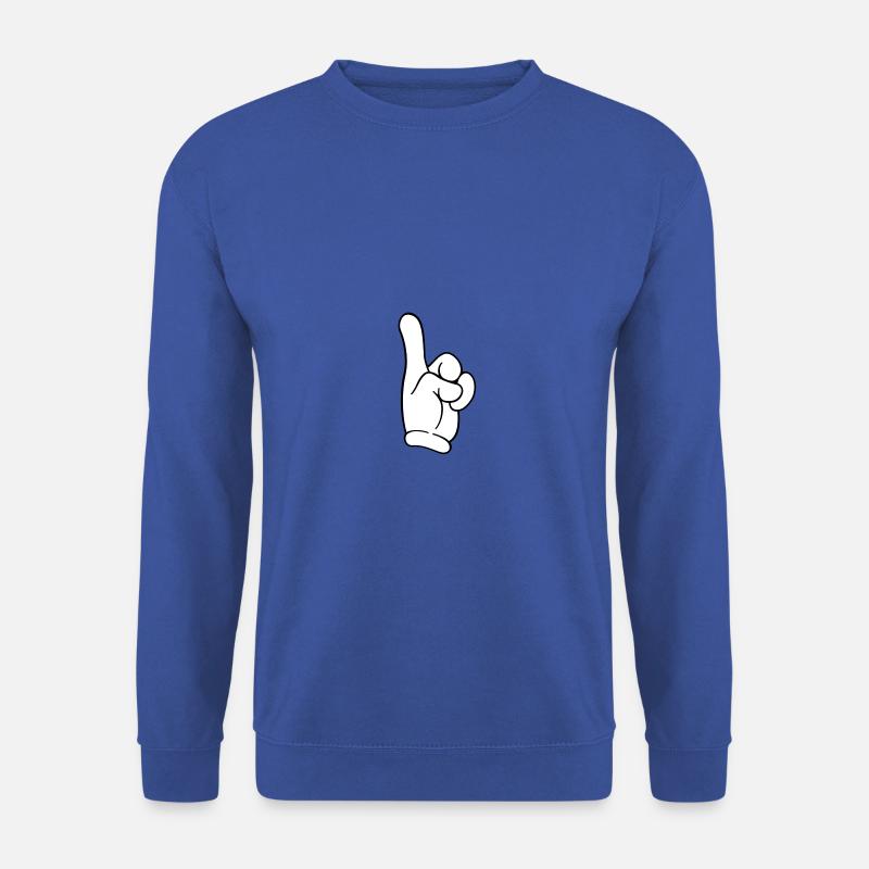 finger - Unisex Sweatshirt - royal blue