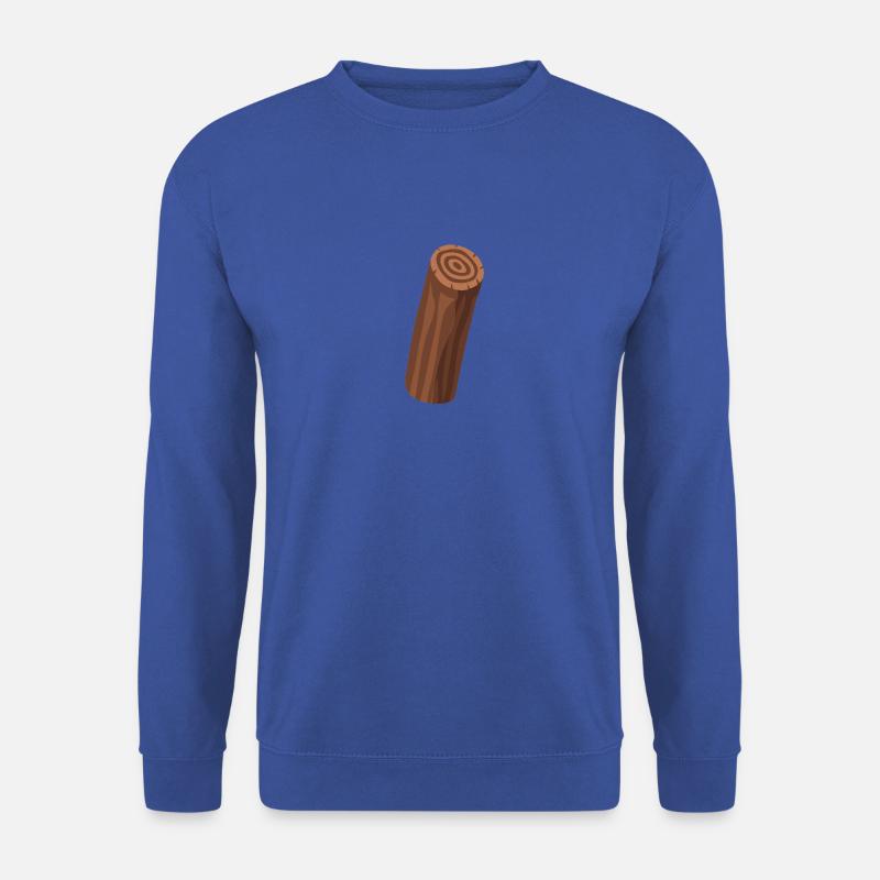 Log standing up logs - Unisex Sweatshirt - royal blue