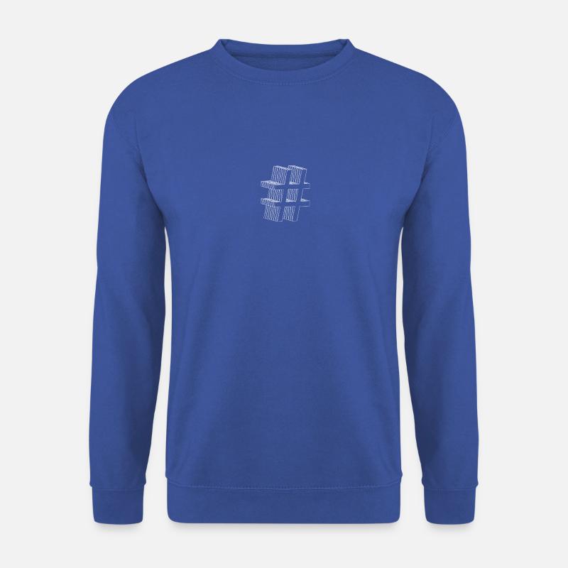 Hashtag # - Unisex Pullover - Royalblau