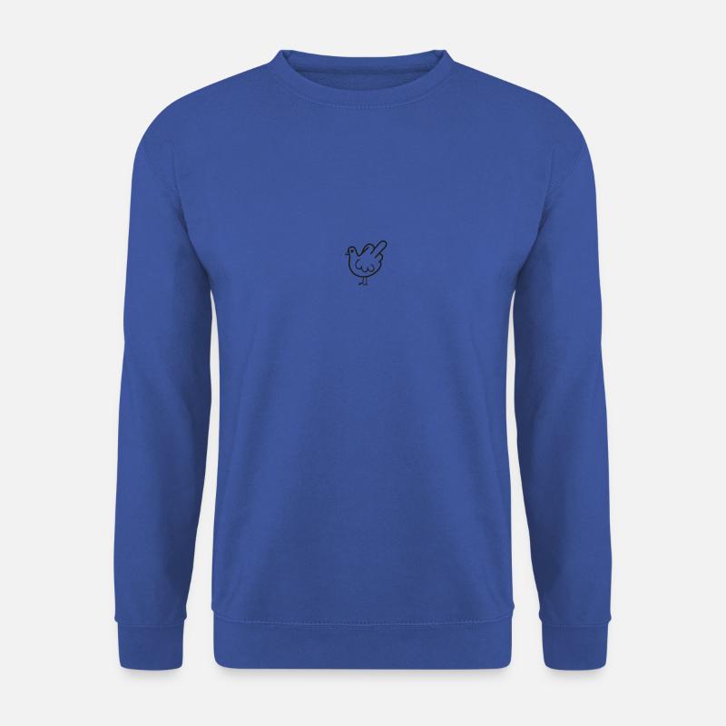 Huhn mit Mittelfinger - Unisex Pullover - Royalblau
