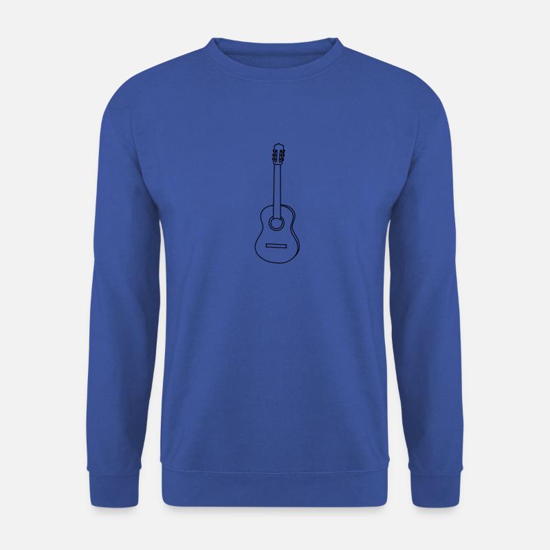 Gitarre - Unisex Pullover - Royalblau