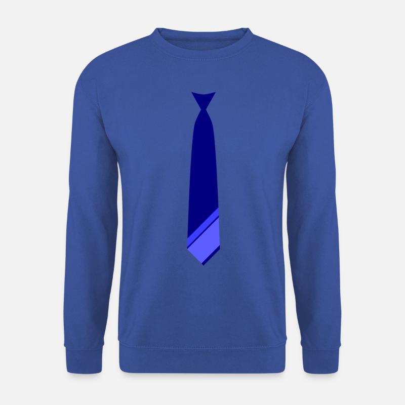 Blaue Krawatte - Unisex Pullover - Royalblau