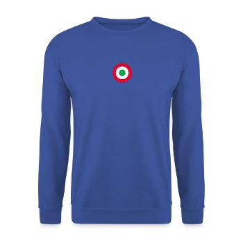 Tricolore Bella Italia - Unisex Pullover - Royalblau - Vorne - Alina (178cm) & Michal (187cm)