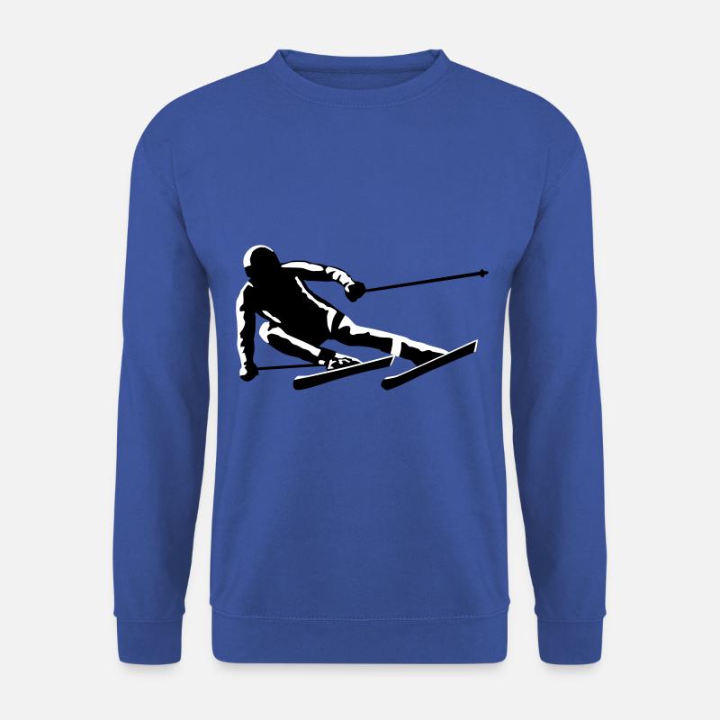 Skiing, skiing - Unisex Sweatshirt - royal blue