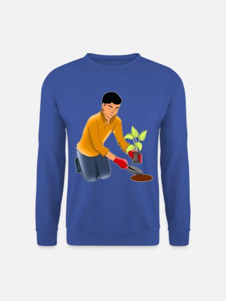 Gartenarbeit - Unisex Pullover - Royalblau