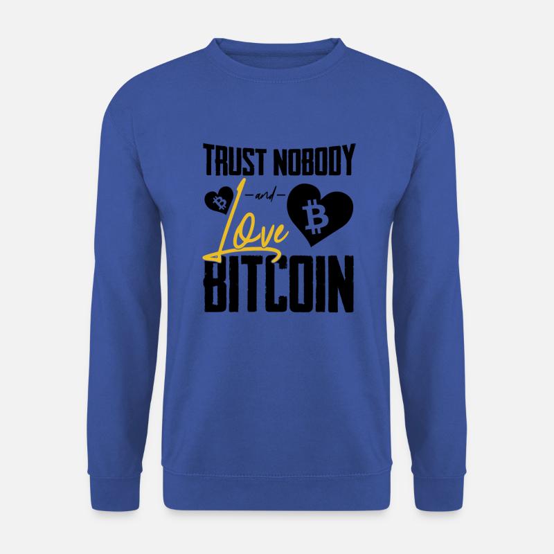 Bitcoin - Unisex Pullover - Royalblau